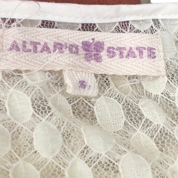 Altar’d State Double Lace Top size Small - Picture 2 of 10